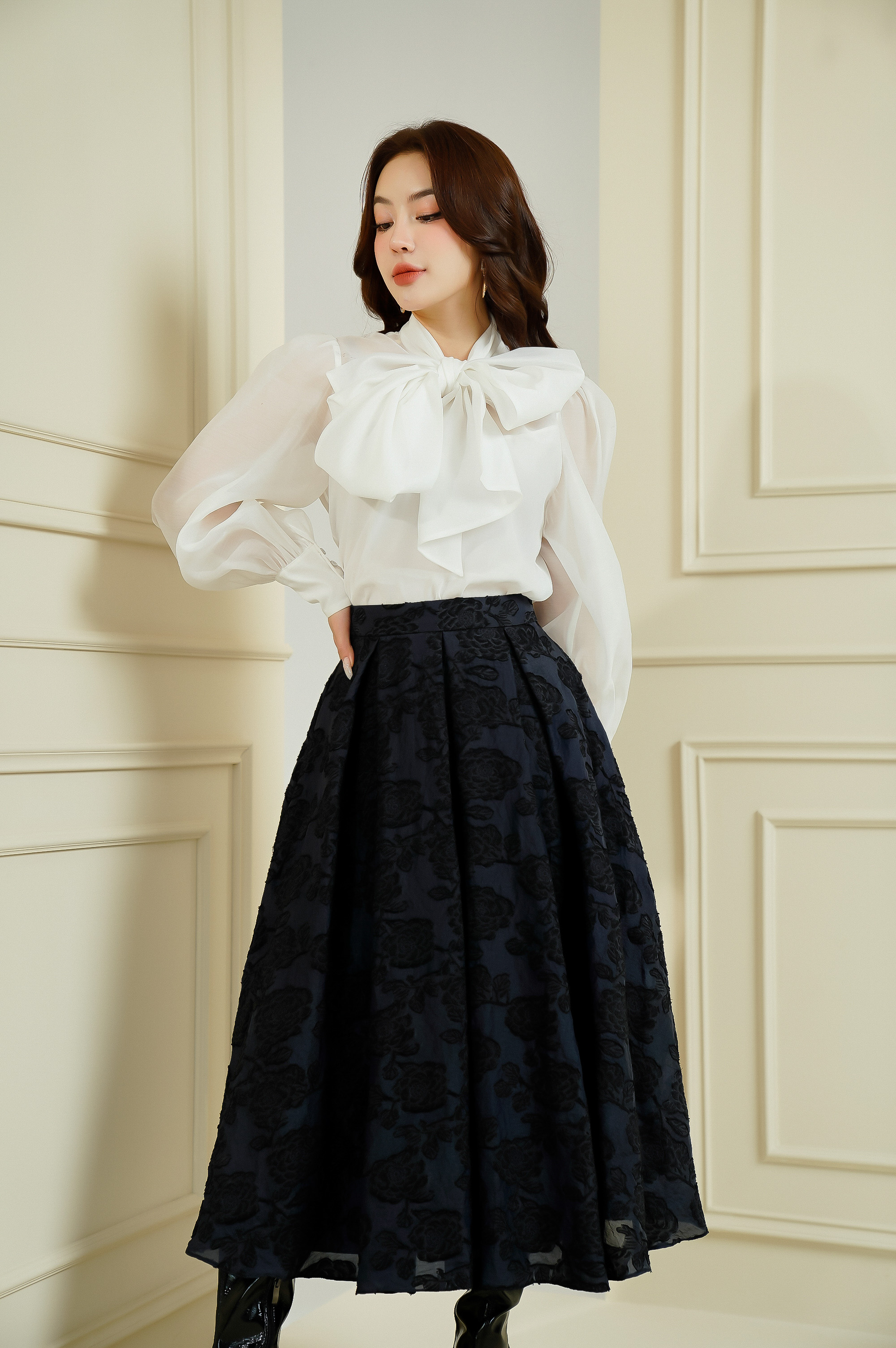 Brocade 2024 skirt long